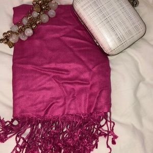 Hot Pink Pashmina Scarf